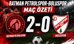 Batman Petrolspor-Boluspor Maç Özeti: 2-0