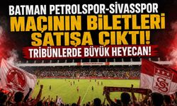 Batman Petrolspor-Sivasspor Maçının Biletleri Satışa Çıktı! Tribünlerde Büyük Heyecan!