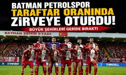 Batman Petrolspor Taraftar Oranında Zirveye Oturdu! Büyük Şehirleri Geride Bıraktı