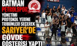 Batman Petrolspor Yönetimi Protokol Yerine Tribünleri Seçerek Sarıyer’de Gövde Gösterisi Yaptı