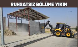 Batman'da Ruhsatsız Bölüme Yıkım