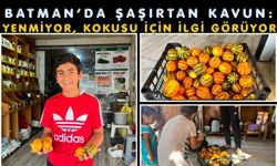 Batman’da Şaşırtan Kavun: Yenmiyor, Kokusu İçin İlgi Görüyor