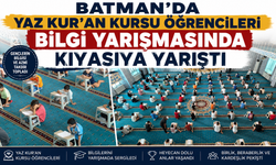Batman’da Yaz Kur’an Kursu Öğrencileri Bilgi Yarışmasında Kıyasıya Yarıştı