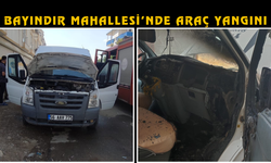 Bayındır Mahallesi’nde Araç Yangını