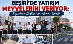 Beşiri’de Yatırım Meyvelerini Veriyor: Diyarbakır Caddesi Yeni Yüzüne Kavuştu
