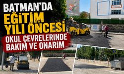 Batman’da Eğitim Yılı Öncesi Okul Çevrelerinde Bakım ve Onarım