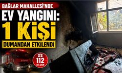 Bağlar Mahallesi’nde Ev Yangını: 1 Kişi Dumandan Etkilendi