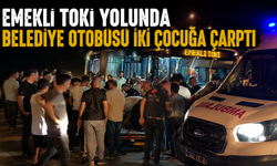 Emekli TOKİ Yolunda Belediye Otobüsü İki Çocuğa Çarptı