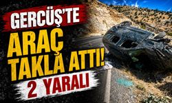 Gercüş’te Araç Takla Attı! 2 Yaralı