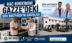 Hac Birikimini Gazze’deki Şifa Hastanesi’ne Bağışladı