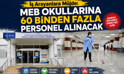 İş Arayanlara Müjde: MEB Okullarına 60 Binden Fazla Personel Alınacak