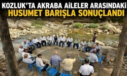 Kozluk’ta Akraba Aileler Arasındaki Husumet Barışla Sonuçlandı