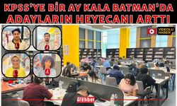 KPSS’ye Bir Ay Kala Batman’da Adayların Heyecanı Arttı
