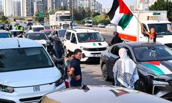 Mersin'den Filistin Konvoyuna destek