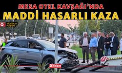 Mesa Otel Kavşağı’nda Maddi Hasarlı Kaza