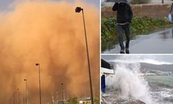 Meteoroloji'den kuvvetli yağış, fırtına ve toz taşınımı uyarısı