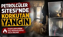 Petrolcüler Sitesi’nde Korkutan Yangın: İtfaiyenin Hızlı Müdahalesi Felaketi Önledi