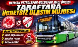 Batman Petrolspor-Boluspor Maçı Öncesi Taraftara Ücretsiz Ulaşım Müjdesi