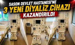 Sason Devlet Hastanesi’ne 3 Yeni Diyaliz Cihazı Kazandırıldı