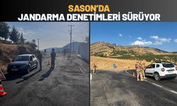 Sason’da Jandarma Denetimleri Sürüyor