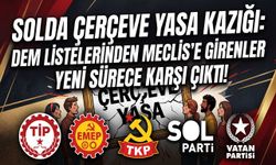 Solda Çerçeve Yasa Kazığı: Dem Listelerinden Meclis’e Girenler Yeni Sürece Karşı Çıktı!