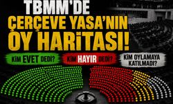 TBMM’de Çerçeve Yasa’nın Oy Haritası! Kim Evet Dedi, Kim Hayır Dedi, Kim Oylamaya Katılmadı?