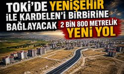 TOKİ’de Yenişehir ile Kardelen’i Birbirine Bağlayacak 2 Bin 800 Metrelik Yeni Yol