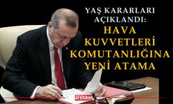 YAŞ Kararları Açıklandı: Hava Kuvvetleri Komutanlığına Yeni Atama