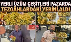 Yerli Üzüm Çeşitleri Pazarda Tezgâhlardaki Yerini Aldı