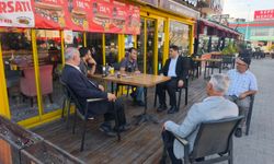 HÜDA PAR Kepez’de esnafın sorunlarını dinledi