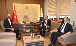 Vali Canalp’ten Adalet Komisyonu Başkanı Yıldırım’a Hayırlı Olsun Ziyareti