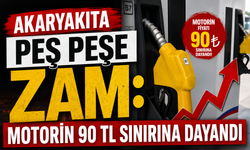 Akaryakıta Peş Peşe Zam: Motorin 90 TL Sınırına Dayandı