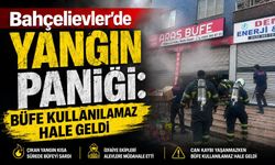 Bahçelievler’de Yangın Paniği: Büfe Kullanılamaz Hale Geldi