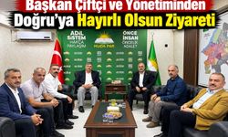 Başkan Çiftçi ve Yönetiminden Doğru’ya Hayırlı Olsun Ziyareti