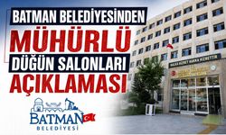 "Batman Belediyesinden Mühürlü Düğün Salonları Açıklaması: "İsim Değiştirmek Yükümlülüğü Kaldırmaz"