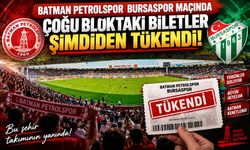 Batman Petrolspor Bursaspor Maçında Çoğu Bloktaki Biletler Şimdiden Tükendi