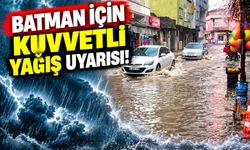 Batman İçin Kuvvetli Yağış Uyarısı: Beşiri, Kozluk ve Sason’a Dikkat!