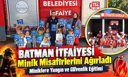 Batman İtfaiyesi Minik Misafirlerini Ağırladı: Miniklere Yangın ve Güvenlik Eğitimi