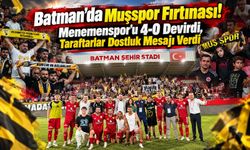 Batman’da Muşspor Fırtınası! Menemenspor’u 4-0 Devirdi, Taraftarlar Dostluk Mesajı Verdi