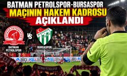 Batman Petrolspor-Bursaspor Maçının Hakem Kadrosu Açıklandı