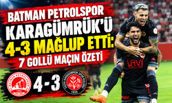 Batman Petrolspor Karagümrük’ü 4-3 Mağlup Etti: 7 Gollü Maçın Özeti