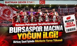 Batman Petrolspor Taraftarlarından Bursaspor Maçına Yoğun İlgi! Birkaç Saat İçinde Biletlerin Yarısı Tükendi