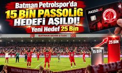 Batman Petrolspor’da 15 Bin Passolig Hedefi Aşıldı! Yeni Hedef 25 Bin