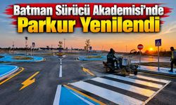 Batman Sürücü Akademisi’nde Parkur Yenilendi
