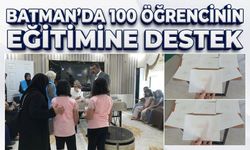 Batman’da 100 Öğrencinin Eğitimine Destek