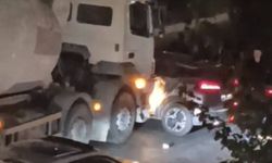Batman'da beton mikseri ile otomobil çarpıştı: 1 yaralı