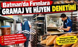 Batman’da Fırınlara Gramaj ve Hijyen Denetimi
