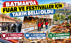 Batman’da Fuar ve Festivaller İçin Tarih Belli Oldu