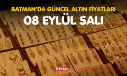 BATMAN’DA GÜNCEL ALTIN FİYATLARI – 8 EYLÜL SALI