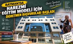 Batman’da Harezmi Eğitim Modeli İçin Öğretmen Başvuruları Başladı